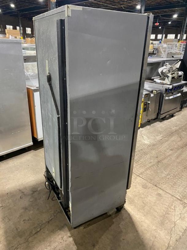 Kelvinator By Electrolux Commercial Stainless Steel Solid Single Door Reach In Freezer! With Poly Coated Wire Racks! Model: KCBM180FQYA SN: WB54666537! 115V! On Casters! - Image 3 of 8