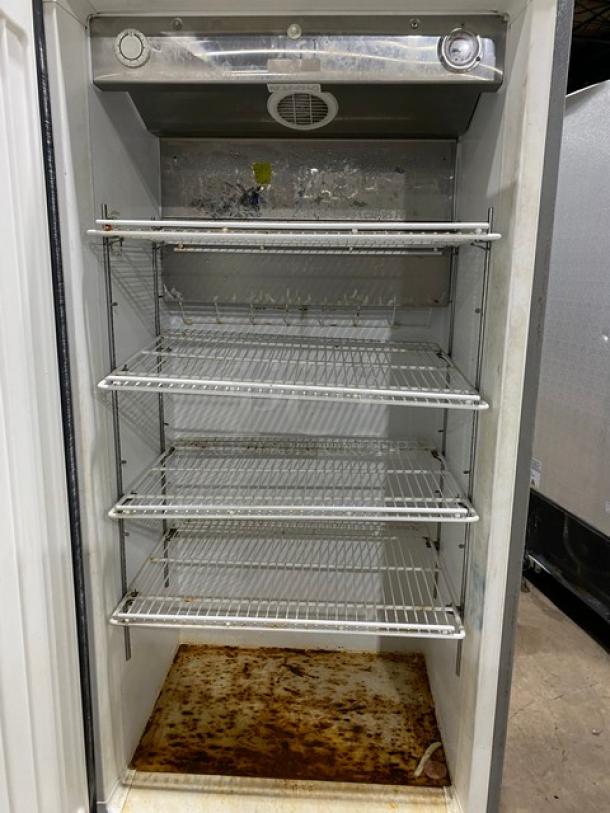 Kelvinator By Electrolux Commercial Stainless Steel Solid Single Door Reach In Freezer! With Poly Coated Wire Racks! Model: KCBM180FQYA SN: WB54666537! 115V! On Casters! - Image 5 of 8