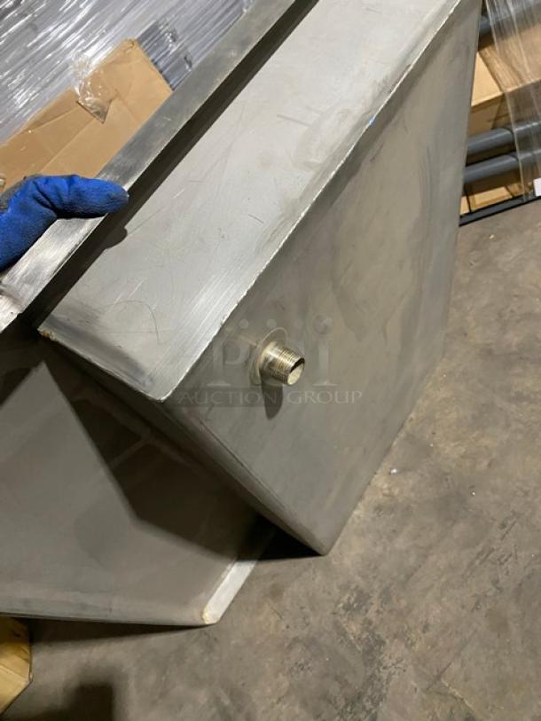New! Commercial Stainless Steel 6 Hole Steam Table Adapter Plate & Hot Well! With Drain Hole! - Image 5 of 5
