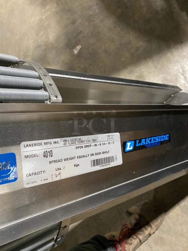 New In The Box! Lakeside Commercial Stainless Steel Unheated Open Drop-In Dish Dispenser! Model: 4010! For 9-1/4" to 10-1/8" Plates! - Image 5 of 5