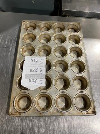 Ekco Commercial 24-Cup Vintage Cupcake/Muffin Pans! 5X Your Bid!