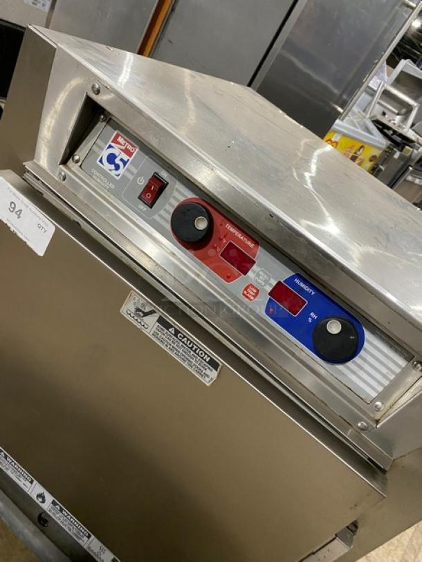 Metro C5 9 Series Commercial Stainless Steel Undercounter Heated Holding & Proofing Cabinet! Model: C593L-SFS-U SN: C59E005633L! 120V! On Casters! Working When Removed! - Image 7 of 8