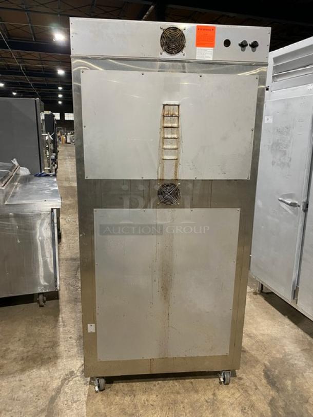 Nu-Vu Subway Style Commercial Stainless Steel Electric Powered Convection Oven & Proofer Combo! With Wire Oven Racks! Model: SUB-123 SN: 00267568060300010001! 120/208V 3+N Phase! On Casters! - Image 2 of 10