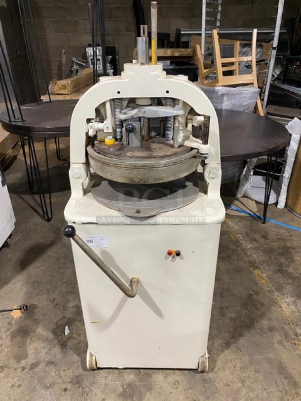 Jeremi Commercial Floor Style Electric Powered Semi-Automatic Dough Divider & Rounding Machine! 220/380V! On Casters! - Image 1 of 8