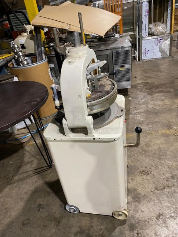 Jeremi Commercial Floor Style Electric Powered Semi-Automatic Dough Divider & Rounding Machine! 220/380V! On Casters! - Image 3 of 8