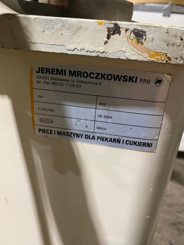 Jeremi Commercial Floor Style Electric Powered Semi-Automatic Dough Divider & Rounding Machine! 220/380V! On Casters! - Image 7 of 8