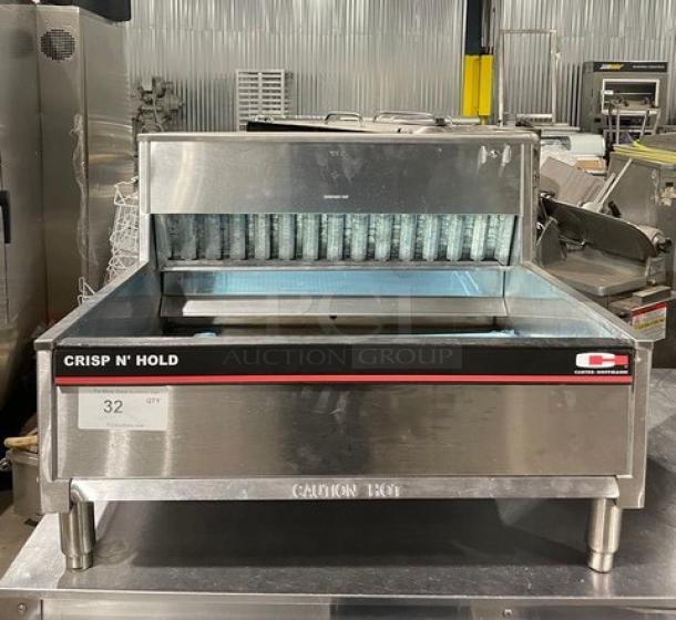Carter Hoffmann Crisp N' Hold Series Commercial Stainless Steel Electric Powered Countertop Fry Warmer/Dump Station! Model: CNH28 SN: CNH28-1 052019 725859! 208V 1 Phase! On Legs! - Image 1 of 8