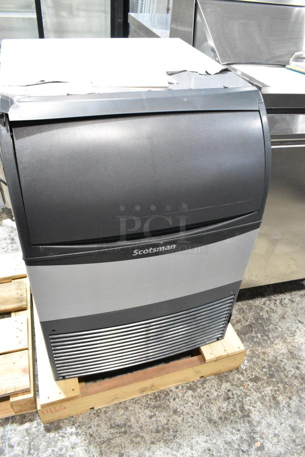 BRAND NEW SCRATCH AND DENT! 2024 Scotsman UC2024MA-1A Stainless Steel Commercial Self Contained Undercounter Medium Cube Ice Machine - 227 lb. 115 Volts, 1 Phase. - Image 1 of 5