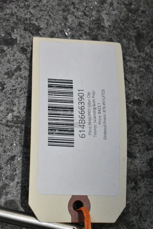 5 BRAND NEW SCRATCH AND DENT! Items Including 6146664301 Pitco B6664301 Rack, Filter Support, 614B6663901 Pitco B6663901 Filter Clip, Pitco A5077706-C Sg 12" Splash Guard, Fry Basket Hanger. 5 Times Your Bid! - Image 8 of 10