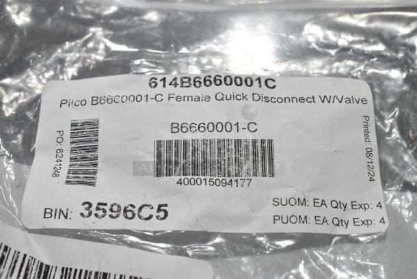 4 BRAND NEW SCRATCH AND DENT! Items Including 61460125401 Pitco 60125401 Thermostat Rx Mvolt, 6146671203 Pitco B6671203 Fltr,Strnr Cap Assembly Sos, 614B6660001C Pitco B6660001-C Female Quick Disconnect with Valve for SE, SEH, and SEM Series. 4 Times Your Bid! - Image 9 of 11
