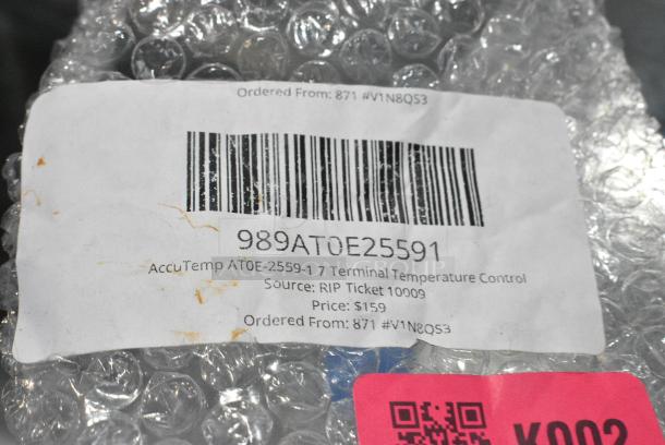 3 BRAND NEW SCRATCH AND DENT! Items Including 390KE004164 Cleveland KE004164 Easy Timer Assy Steamers, 989ATOE25591 AccuTemp AT0E-2559-1 7 Terminal Temperature Control, 61460158301 Pitco 60158301 Controller Digital Pasta Timer Oga. 3 Times Your Bid! - Image 7 of 10
