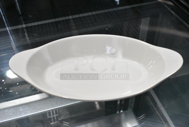 2 BRAND NEW SCRATCH AND DENT! Items Including GET SD-08-IV 8 oz. Ivory Oval Side Dish / Au Gratin - 24/Case and Box of Ceramic Pitchers. 2 Times Your Bid! - Image 5 of 7