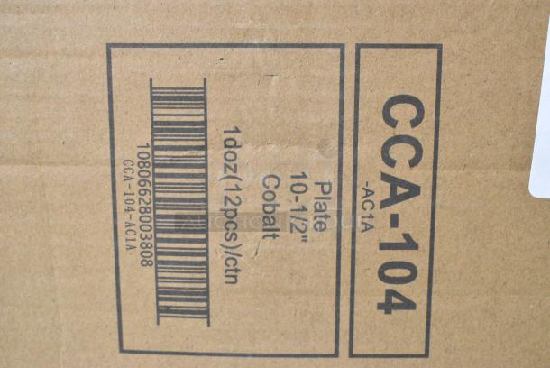 2 BRAND NEW SCRATCH AND DENT! Items Including Tuxton CCA-104 Concentrix 10 1/2" Cobalt China Plate - 12/Case, 303BWNRP16 Acopa 10 1/2" Bright White Narrow Rim Stoneware Plate - 12/Case. 2 Times Your Bid! - Image 4 of 8