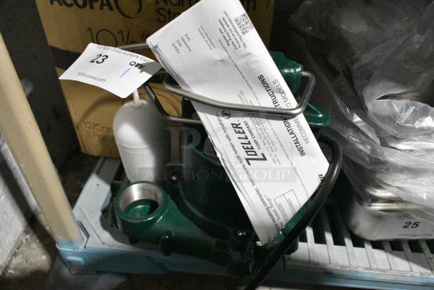 BRAND NEW SCRATCH AND DENT! Zoeller Co PN53-0014 Pump. 115 Volts, 1 Phase. - Image 2 of 5