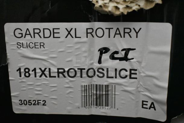 BRAND NEW SCRATCH AND DENT! 181XLROTOSLICE Garde XL XLROTOSLICE 1/8" to 1/2" Adjustable Fruit / Vegetable Rotary Slicer - Image 5 of 5