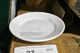 Box of 36 BRAND NEW SCRATCH AND DENT! Box of Superior 776398 6-1/4" Plate.