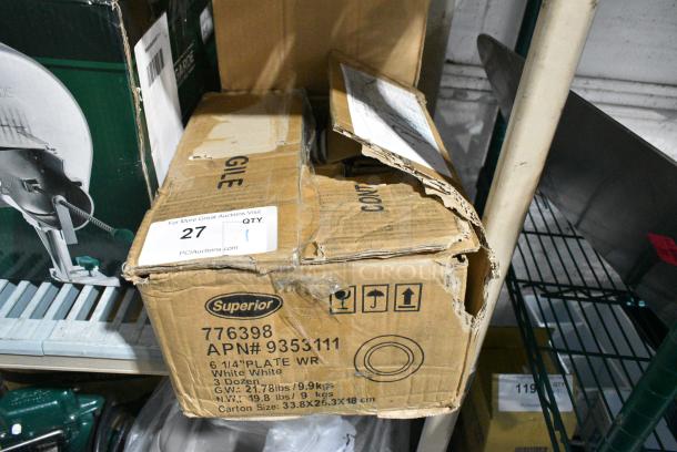 Box of 36 BRAND NEW SCRATCH AND DENT! Box of Superior 776398 6-1/4" Plate. - Image 2 of 4