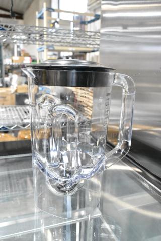 BRAND NEW SCRATCH AND DENT! Hamilton Beach 6126-908R 44 oz. Polycarbonate Container with Blade and Lid for HBB908R and HBB908R-CE Series