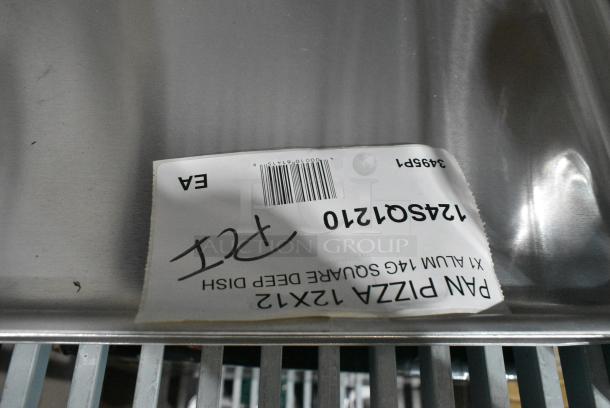 13 BRAND NEW SCRATCH AND DENT! Items Including 6 Amber Colored Drop In Bins, 3 Spoodles, 3 124SQ1210 American Metalcraft SQ1210 12" x 12" x 1" Square Deep Dish Pizza Pan. 13 Times Your Bid! - Image 6 of 6