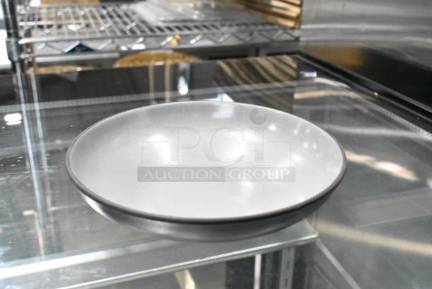 13 BRAND NEW SCRATCH AND DENT! Items Including 247S6CL Vigor 6 Qt. Allergen-Free Clear Square Polycarbonate Food Storage Container, 12 Acopa 304GRY118 Apollo 16 oz. Matte Grey and Black Melamine Bow. 13 Times Your Bid! - Image 3 of 7
