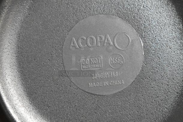 13 BRAND NEW SCRATCH AND DENT! Items Including 247S6CL Vigor 6 Qt. Allergen-Free Clear Square Polycarbonate Food Storage Container, 12 Acopa 304GRY118 Apollo 16 oz. Matte Grey and Black Melamine Bow. 13 Times Your Bid! - Image 5 of 7