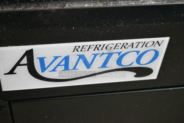 BRAND NEW SCRATCH AND DENT! 2024 Avantco 178DDLC84B 84" Black Square Glass Refrigerated Double-Duty Deli Case. See Pictures For Broken Glass. 115 Volts, 1 Phase. Tested and Working! - Image 2 of 7