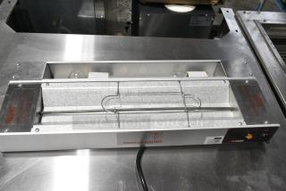 BRAND NEW SCRATCH AND DENT! ServIt 423SW24TLCPA 24" Lighted Strip Warmer with Single Toggle Control and Cord - 120 Volts, 1 Phase.