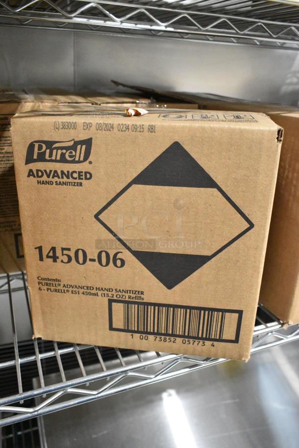 4 BRAND NEW SCRATCH AND DENT! Boxes of 6 Purell 1450-06 Advanced Hand Sanitizer Bottles. 4 Times Your Bid! - Image 2 of 2