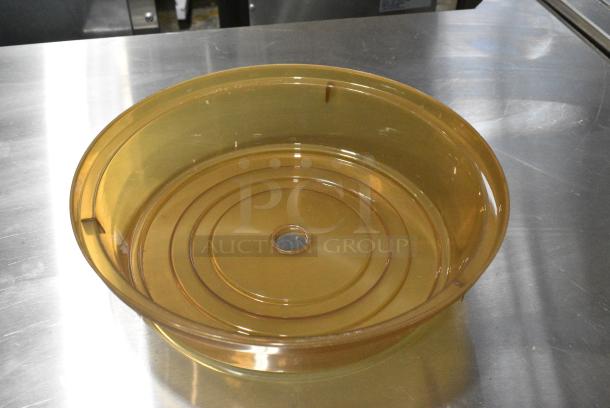 BRAND NEW SCRATCH AND DENT! Lot of 34 Amber Colored Dome Covers - Image 2 of 5
