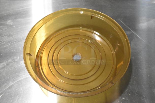 BRAND NEW SCRATCH AND DENT! Lot of 34 Amber Colored Dome Covers - Image 3 of 5