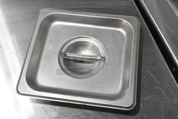 ALL ONE MONEY! Lot of Clear Poly Drop In Bin Lids, Metal Lids - Image 4 of 9