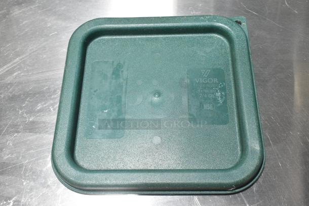 ALL ONE MONEY! Lot of Clear Poly Drop In Bin Lids, Metal Lids - Image 6 of 9