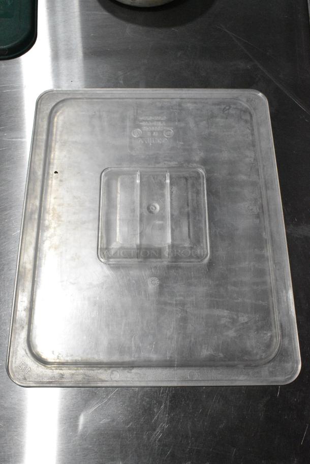 ALL ONE MONEY! Lot of Clear Poly Drop In Bin Lids, Metal Lids - Image 7 of 9