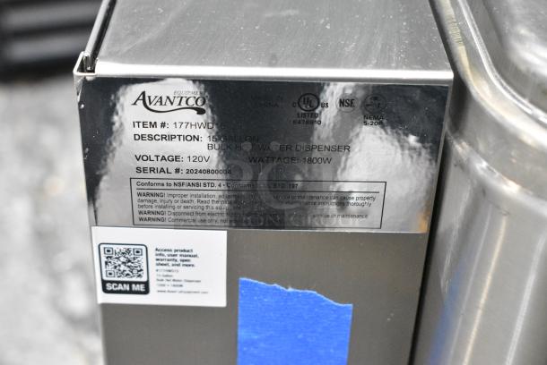 BRAND NEW SCRATCH AND DENT! 2024 Avantco 177HWD15 15 Gallon Bulk Hot Water Dispenser . 120 Volts, 1 Phase. - Image 6 of 6