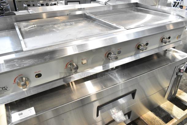 BRAND NEW SCRATCH AND DENT! 2024 Cooking Performance Group GM-CPG-60-NL 60" Natural Gas Countertop Griddle with Manual Controls, 150,000 BTU - Image 1 of 5