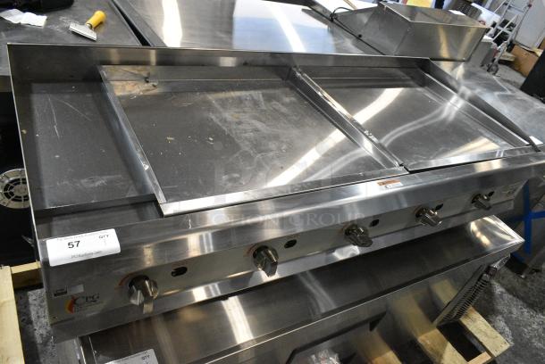 BRAND NEW SCRATCH AND DENT! 2024 Cooking Performance Group GM-CPG-60-NL 60" Natural Gas Countertop Griddle with Manual Controls, 150,000 BTU - Image 2 of 5