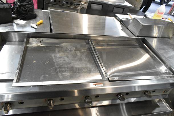 BRAND NEW SCRATCH AND DENT! 2024 Cooking Performance Group GM-CPG-60-NL 60" Natural Gas Countertop Griddle with Manual Controls, 150,000 BTU - Image 4 of 5