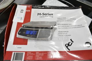 BRAND NEW SCRATCH AND DENT! San Jamar / Escali SCDGM66 66 lb. Multi-Function Digital Portion Control Kitchen Scale