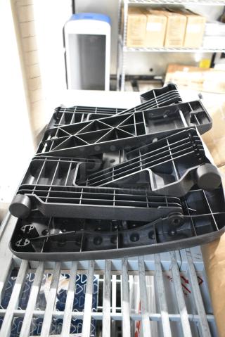 BRAND NEW SCRATCH AND DENT! Kantek Black Poly Folding Stool