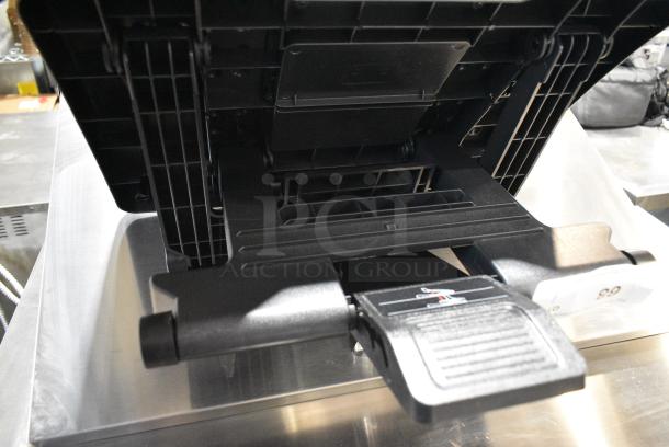 BRAND NEW SCRATCH AND DENT! Kantek Black Poly Folding Stool - Image 4 of 4