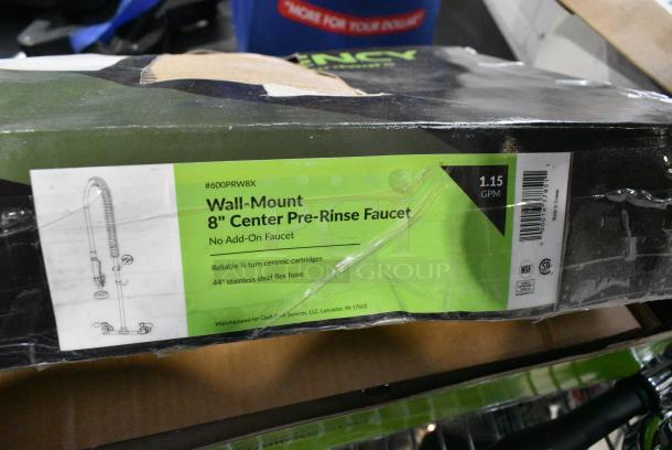 BRAND NEW SCRATCH AND DENT! 600PRW8X Regency 1.15 GPM Wall-Mounted Pre-Rinse Faucet with 8" Centers - Image 5 of 5