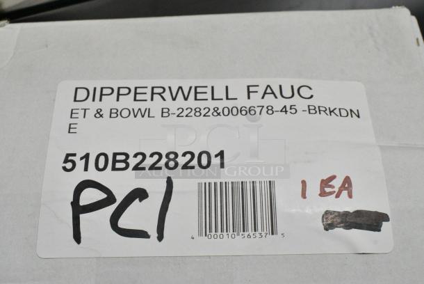 2 BRAND NEW SCRATCH AND DENT! Items Including 510B228201 T&S B-2282-01 7" Dipper Well Bowl and Faucet Set and Pusher. 2 Times Your Bid! - Image 11 of 11