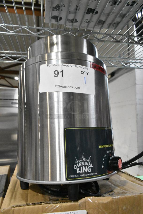BRAND NEW SCRATCH AND DENT! Carnival King 382RWS35 3.5 Qt. Warmer with Pump. 120 Volts, 1 Phase. Tested and Working! - Image 2 of 9