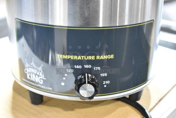 BRAND NEW SCRATCH AND DENT! Carnival King 382RWS35 3.5 Qt. Warmer with Pump. 120 Volts, 1 Phase. Tested and Working! - Image 5 of 9