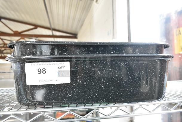 BRAND NEW SCRATCH AND DENT! Set of 2 1127625 Roasting Pan. - Image 1 of 5
