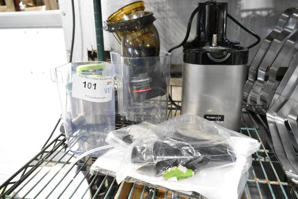 5 BRAND NEW SCRATCH AND DENT! Items Including Poly Pitcher, Kuvings CS700 Stainless Steel Masticating Juicer with Extra Topset - 120V, 200W. 5 Times Your Bid! - Image 1 of 5