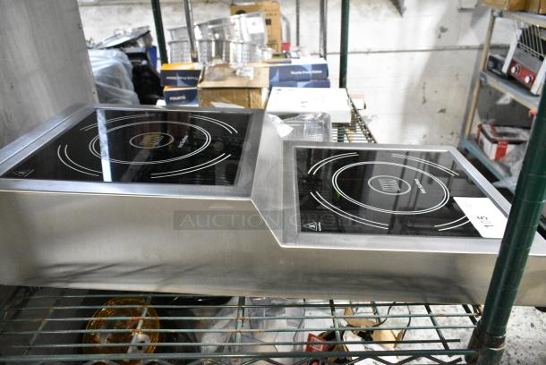 BRAND NEW SCRATCH AND DENT! Avantco 177IC35SU Stainless Steel Double Countertop Step-Up Induction Range / Cooker. 208-240 Volts, 1 Phase. - Image 2 of 5