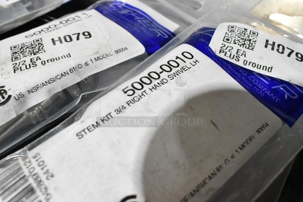 4 BRAND NEW SCRATCH AND DENT! Items Including Fisher 5000-0011 3/4" Brass Faucet Swivel Stem Repair Kit (Left), Fisher 5000-0010 3/4" Brass Faucet Swivel Stem Repair Kit (Right). 4 Times Your Bid! - Image 3 of 4