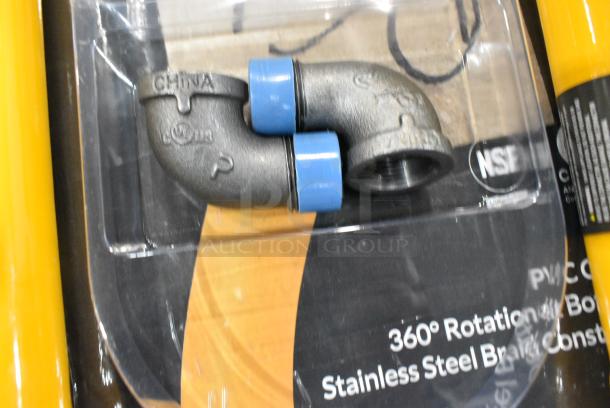2 BRAND NEW SCRATCH AND DENT! 600GKM3448 Regency 48" Mobile Gas Connector Hose Kit with 2 Elbows, Full Port Valve, Restraining Device, and Quick Disconnect - 3/4". 2 Times Your Bid! - Image 5 of 6