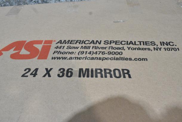 BRAND NEW SCRATCH AND DENT! American Specialties 24x36 Mirror - Image 3 of 3